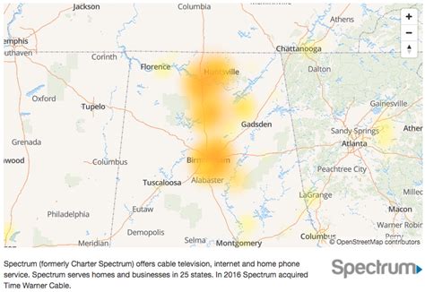 The latest reports from users having issues in <b>Cullman</b> come from postal codes 35055 and 35057. . Spectrum outage cullman